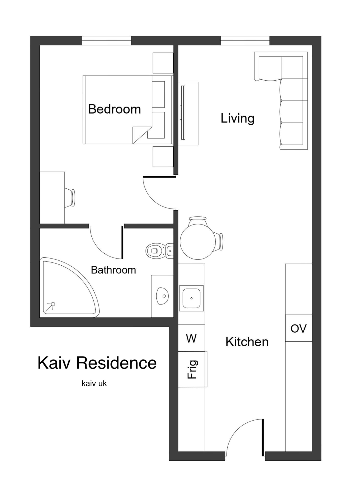 Garden access from private apartment in Three Bridges West Sussex